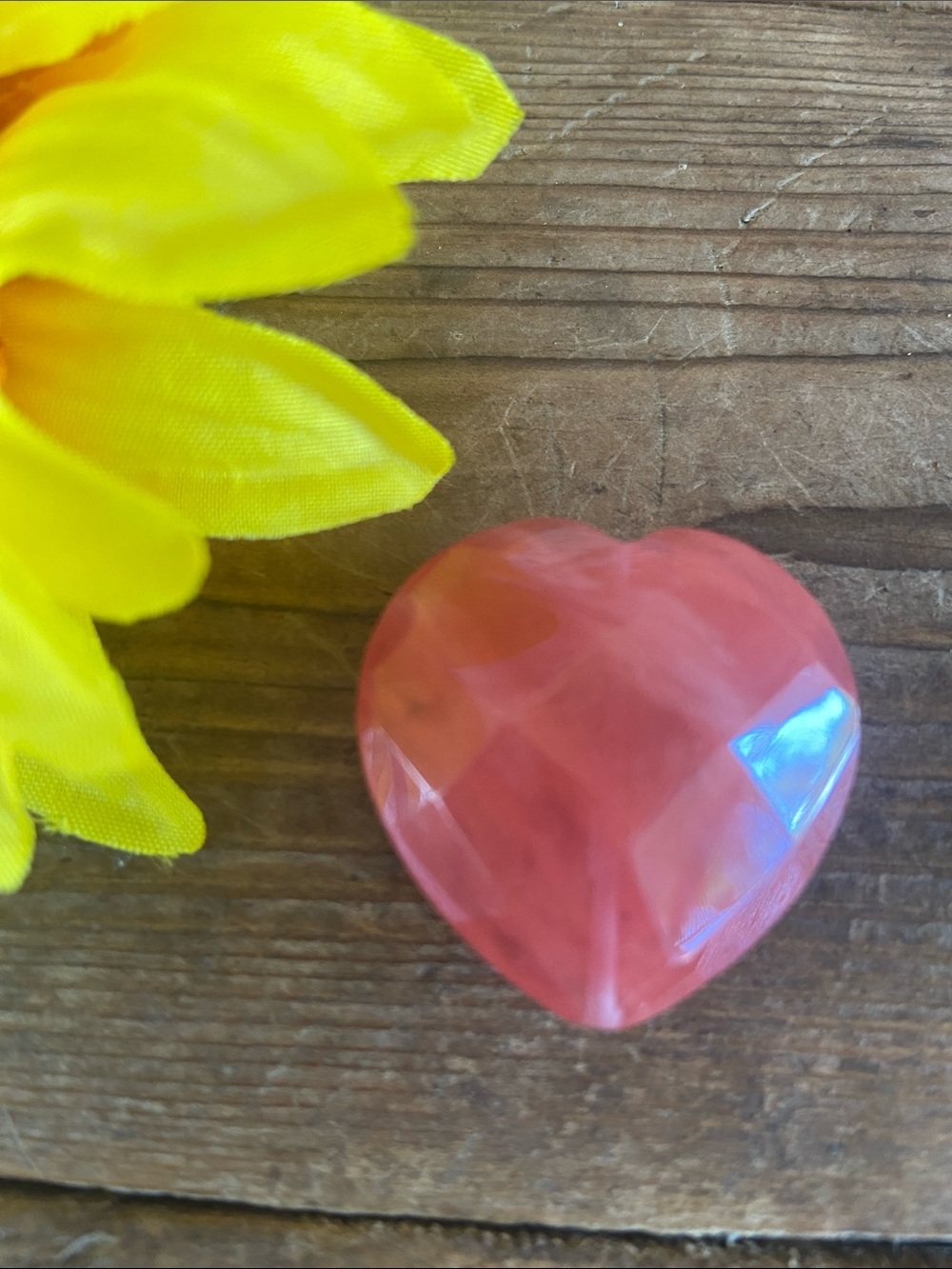 Rose Quartz Heart